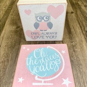 Baby girl room decoration art